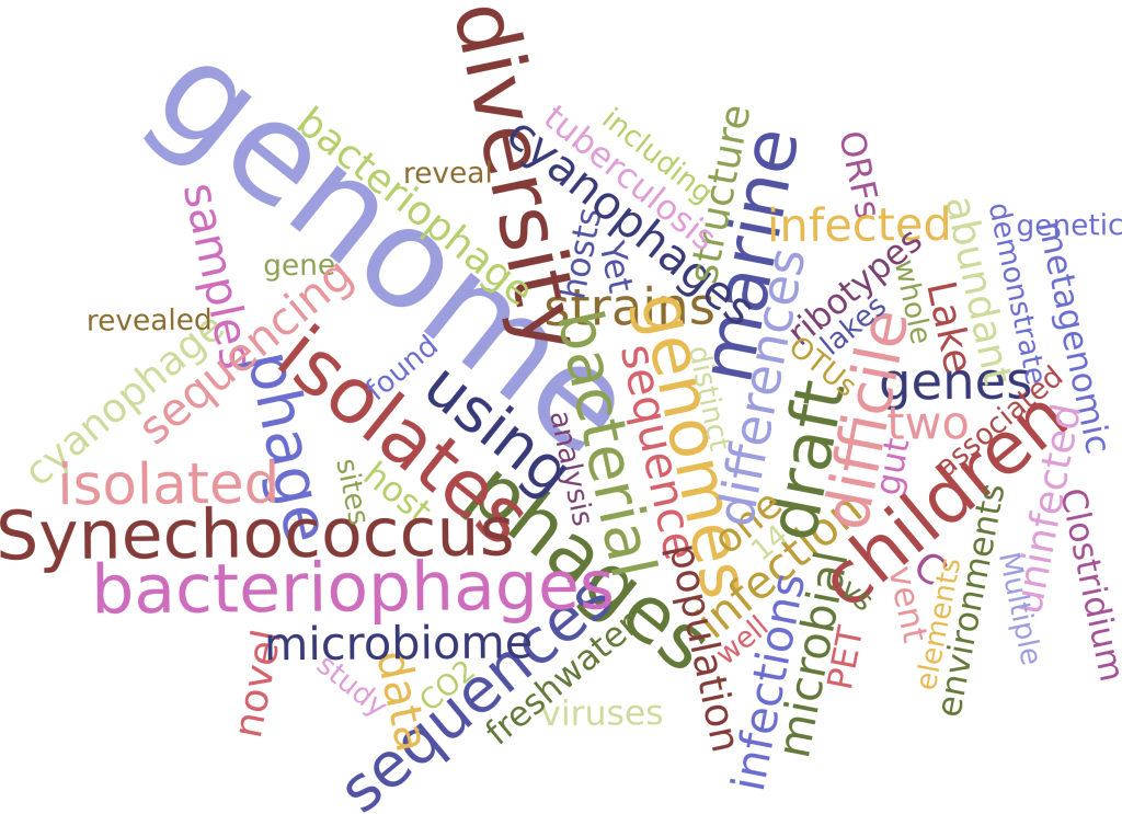 Publication word cloud since 2015